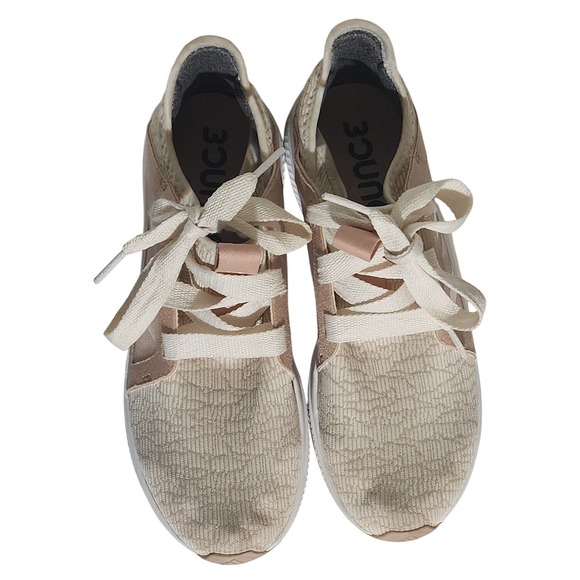 Adidas Edge Lux Running Shoes Athletic Gym Training Sneakers Beige 9.5 - Picture 3 of 6